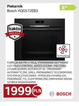 Kakto Piekarnik Bosch HQG572EB3 oferta