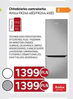 Kakto Chłodziarko-zamrażarka Amica FK244,4(E) oferta
