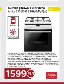 Kakto Kuchnia gazowo-elektryczna Amica 617GEH3,33HZpTaDpA(W) oferta