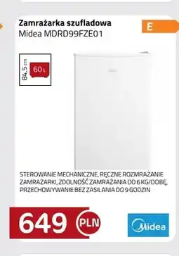 Kakto Zamrażarka szufladowa Midea MDRD99FZE01 oferta