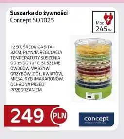 Kakto Suszarka do żywności Concept SO1025 oferta