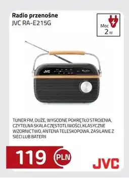 Kakto Radio przenośne Jvc RA-E215 g oferta