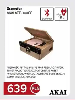 Kakto Gramofon Akai ATT-300CC oferta