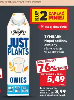 Kaufland Napój owsiany Tymbark oferta