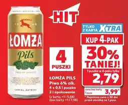 Kaufland Piwo Łomża oferta