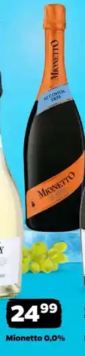 Netto Mionetto 0,0% oferta