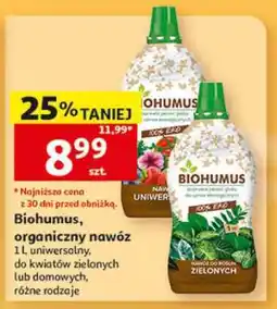 Auchan Biohumus, organiczny nawóz oferta