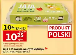 Auchan Jaja z chowu na wolnym wybiegu oferta
