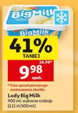 Auchan Lody Big Milk oferta