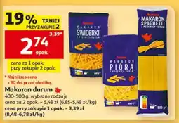 Auchan Makaron durum oferta