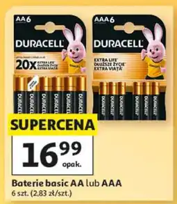 Auchan Baterie basic AA lub AAA oferta