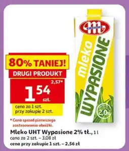 Auchan Mleko UHT Wypasione 2%tl oferta