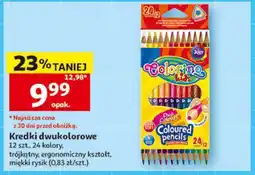 Auchan Kredki dwukolorowe oferta