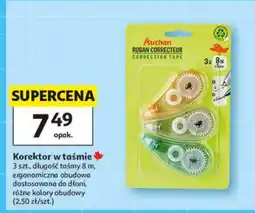 Auchan Korektor w taśmie oferta