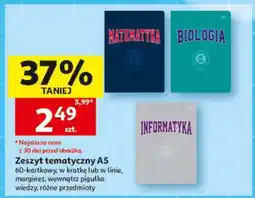 Auchan Zeszyt tematyczny A5 oferta