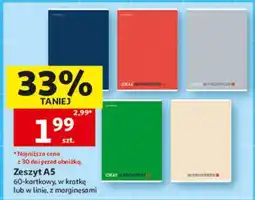 Auchan Zeszyt A5 oferta
