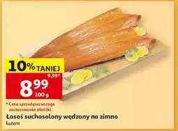 Auchan Łosoś suchosolony wędzony na zimno oferta