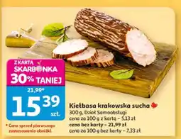 Auchan Kiełbasa krakowska sucha oferta