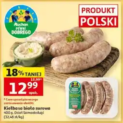 Auchan Kiełbasa biała surowa oferta