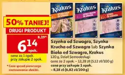 Auchan Szynka od szwagra, szynka krucha od szwagra lub szynka biała od szwagra, Krakus oferta