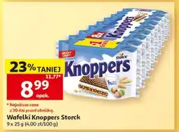 Auchan Wafelki Knoppers Storck oferta