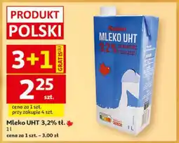 Auchan Mleko UHT 3,2% tł oferta