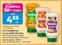 Auchan Sos kanapkowy lub na grilla Develey oferta