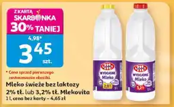 Auchan Mleko swieze bez laktozy oferta