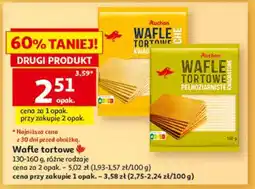 Auchan Wafle tortowe oferta