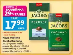 Auchan Kawa mielona JACOBS KRÖNUNG oferta