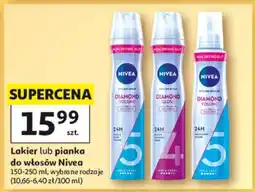 Auchan Lakier lub pianka do włosów Nivea oferta