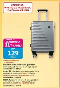 Auchan Walizka ABS 8W Lock Equalizer oferta