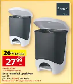 Auchan Kosz na śmieci z pedałem oferta