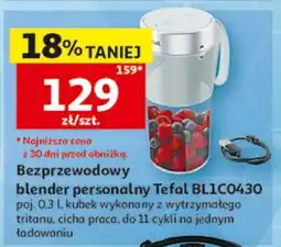 Auchan Bezprzewodowy blender personalny Tefal BL1C0430 oferta