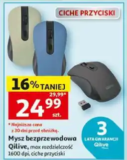 Auchan Mysz bezprzewodowa Qilive oferta