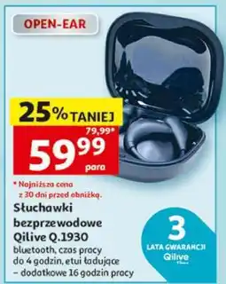 Auchan Słuchawki bezprzewodowe Qilive Q.1930 oferta