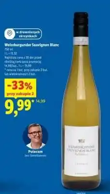 Lidl Weissburgunder Sauvignon Blanc oferta