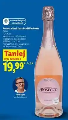 Lidl Prosecco Rosé Extra Dry Millesimato oferta