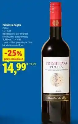 Lidl PRIMITIVO PUGLIA oferta