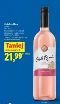 Lidl Carlo Rossi Rose oferta