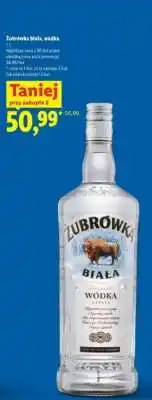 Lidl ŻUBRÓWKA BIAŁA Wódka oferta