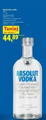 Lidl ABSOLUT BLUE Wódka oferta