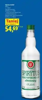 Lidl Spirytus kaliski oferta