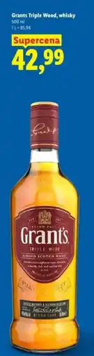 Lidl GRANT'S TRIPLE WOOD Whisky oferta