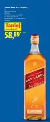 Lidl JOHNNIE WALKER RED LABEL Whisky oferta