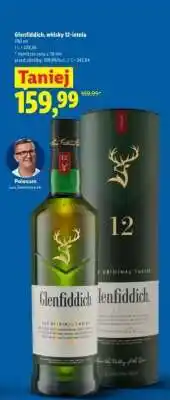 Lidl Glenfiddich, whisky 12-letnia oferta