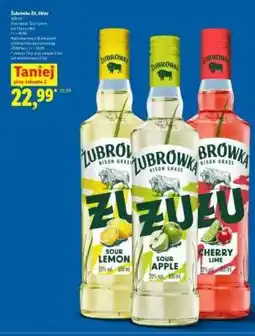 Lidl Żubrówka Żu, likér oferta