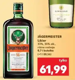 Kaufland Jägermeister, likier oferta