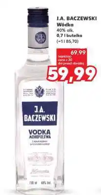 Kaufland J.A. BACZEWSKI Wódka oferta