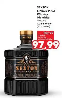 Kaufland SEXTON SINGLE MALT Whiskey irlandzka oferta